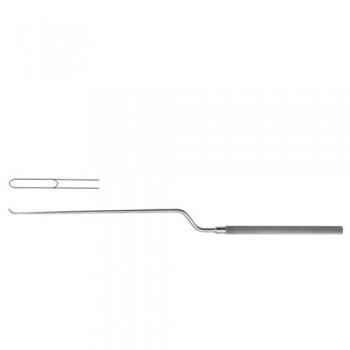 Yasargil Micro Raspatory Bayonet Shaped Stainless Steel, 18.5 cm - 7 1/4"